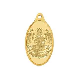 2 gram Lakshmi Gold Pendant 24kt at Rs.11716 (After Upto 10% Bank Off & 3.5% GP Rewards)